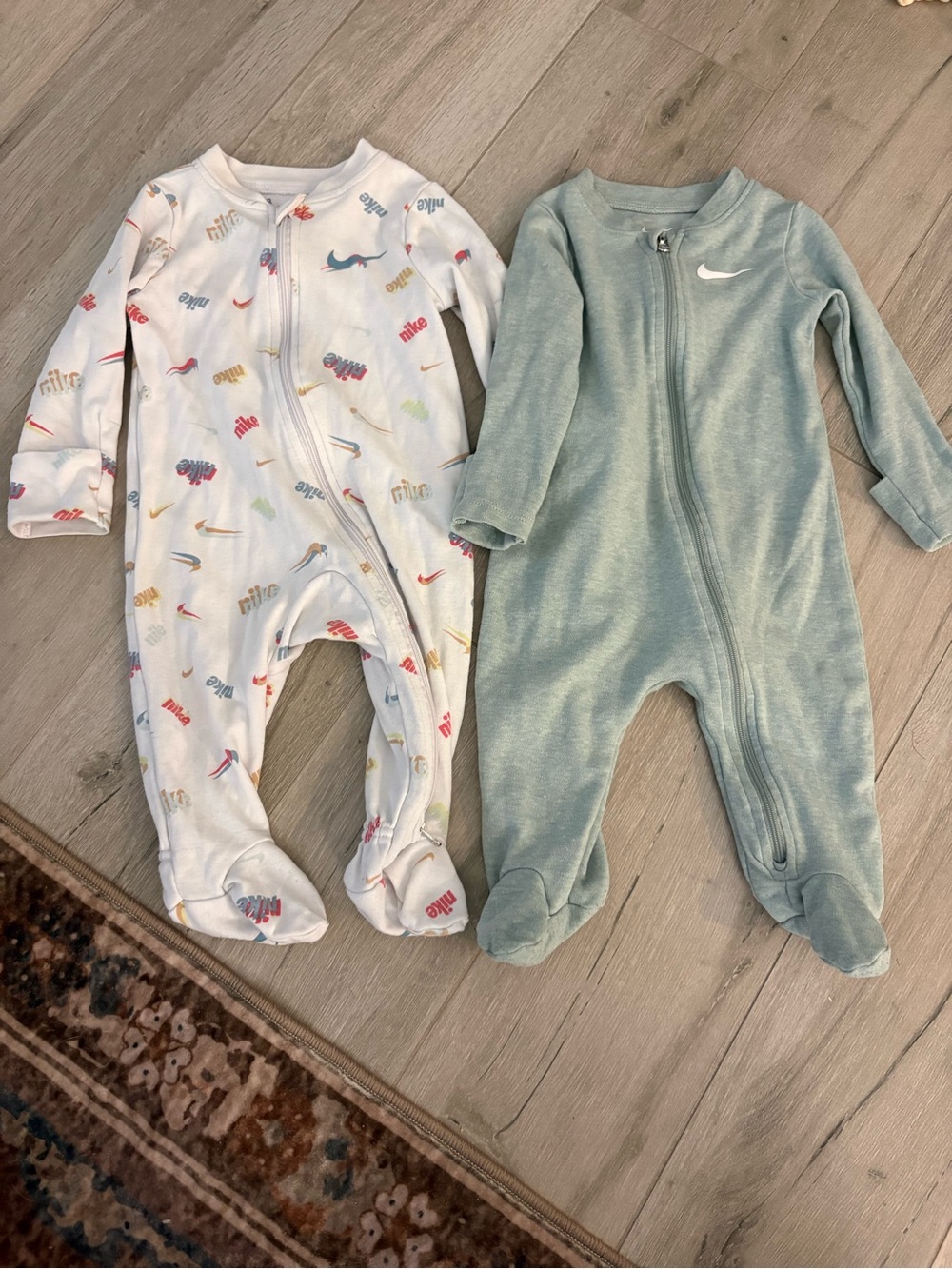 Nike Baby 3-6M Footie PJs Set of 2